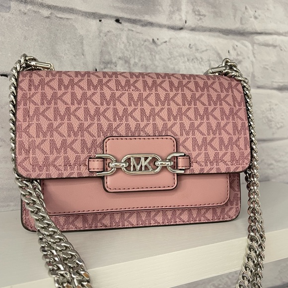 Michael Kors Heather Crossbody Royal Pink - Picture 1 of 10